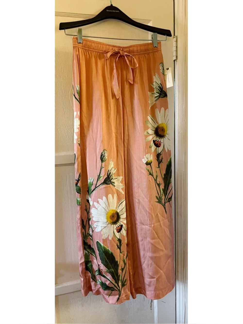 Anthropologie / LyreBird Silky Floral Pajama Pants - Picture 3 of 5